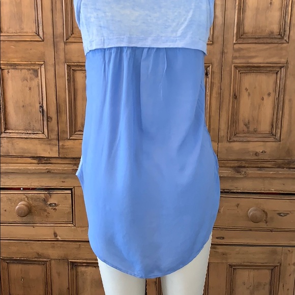 Blue color block tank - Picture 4 of 5